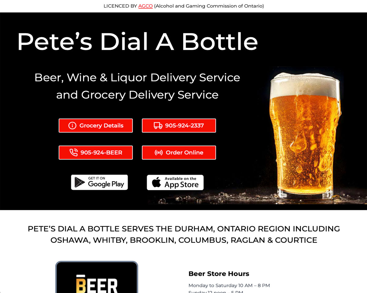 Pete's Dial A Bottle Pete's Dial A Bottle